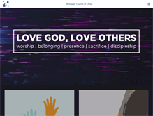 Tablet Screenshot of montereychurch.com